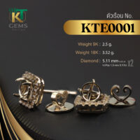 ตัวเรือนเปล่า ต่างหู KTE0001